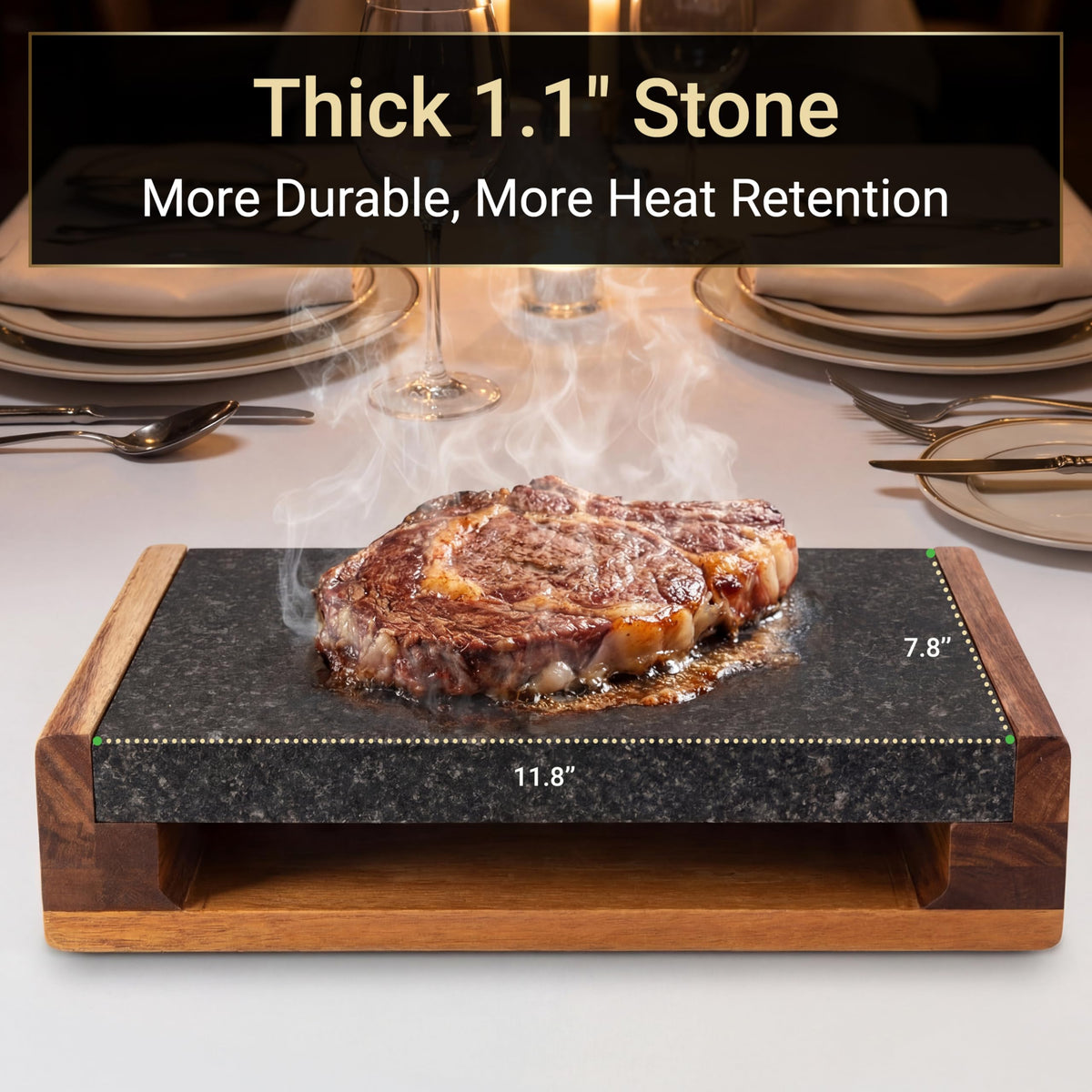Nutrichef stainless steel knife set for precise carving