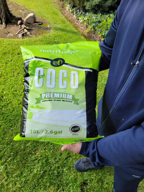 NUTRIFIELD Coco Coir base for healthy seedling roots and germination