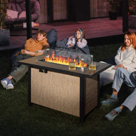 NUU GARDEN crystal-clear surface preserves ambience of flames