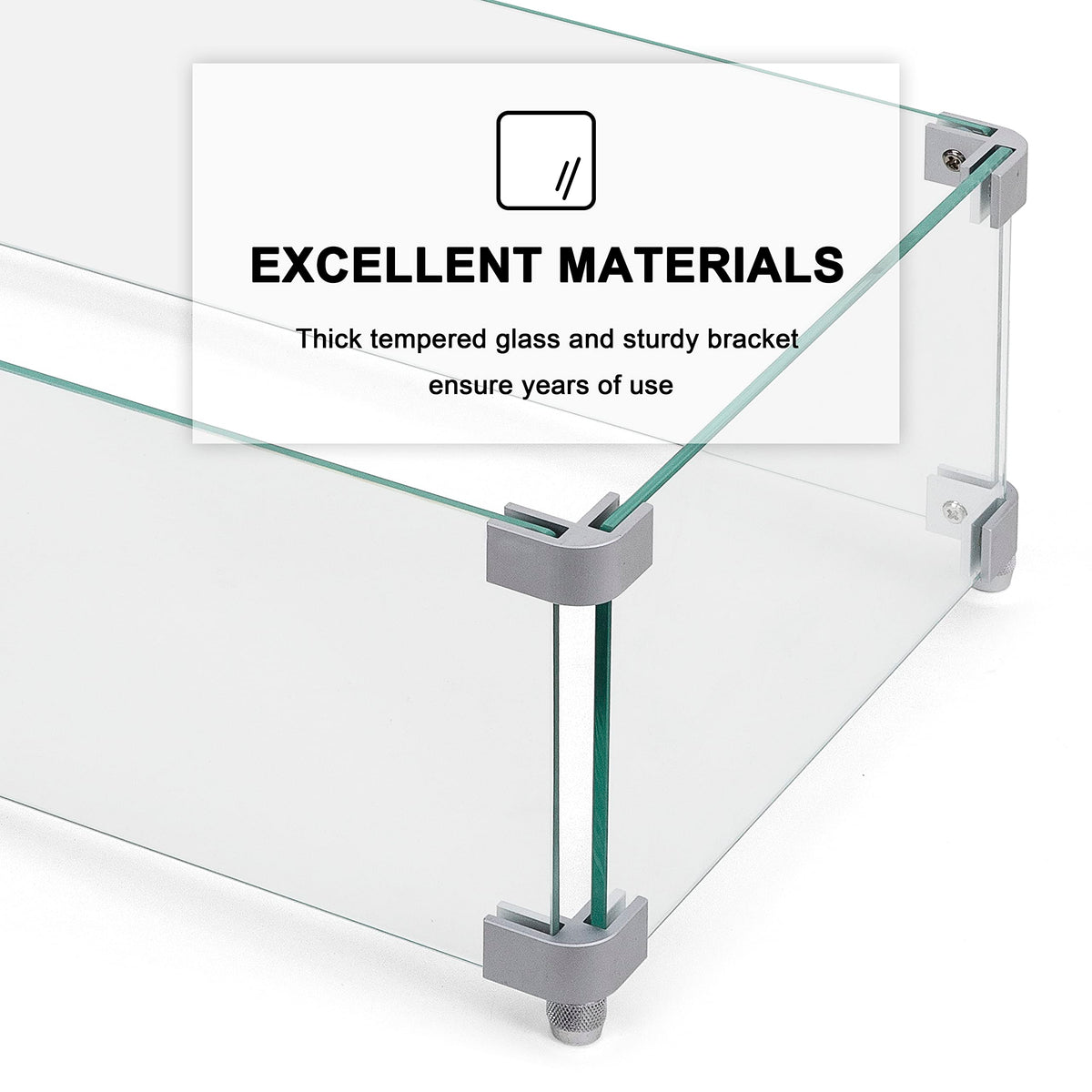 NUU GARDEN durable outdoor wind guard designed for longevity