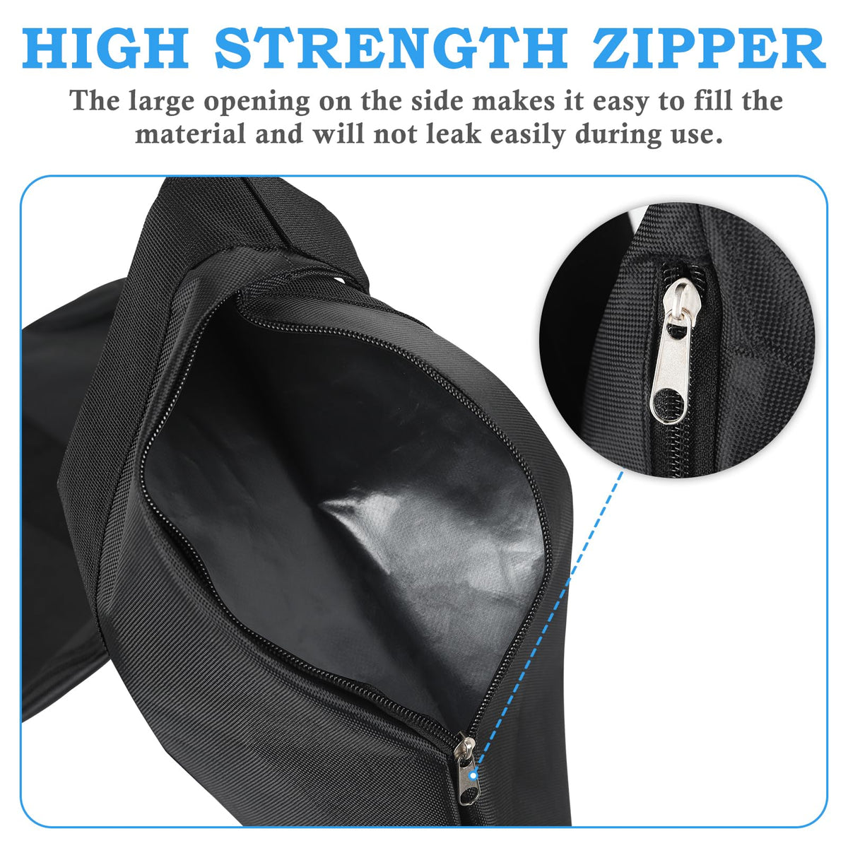 NVAAV non-slip nylon handles aid safe handling and repositioning.