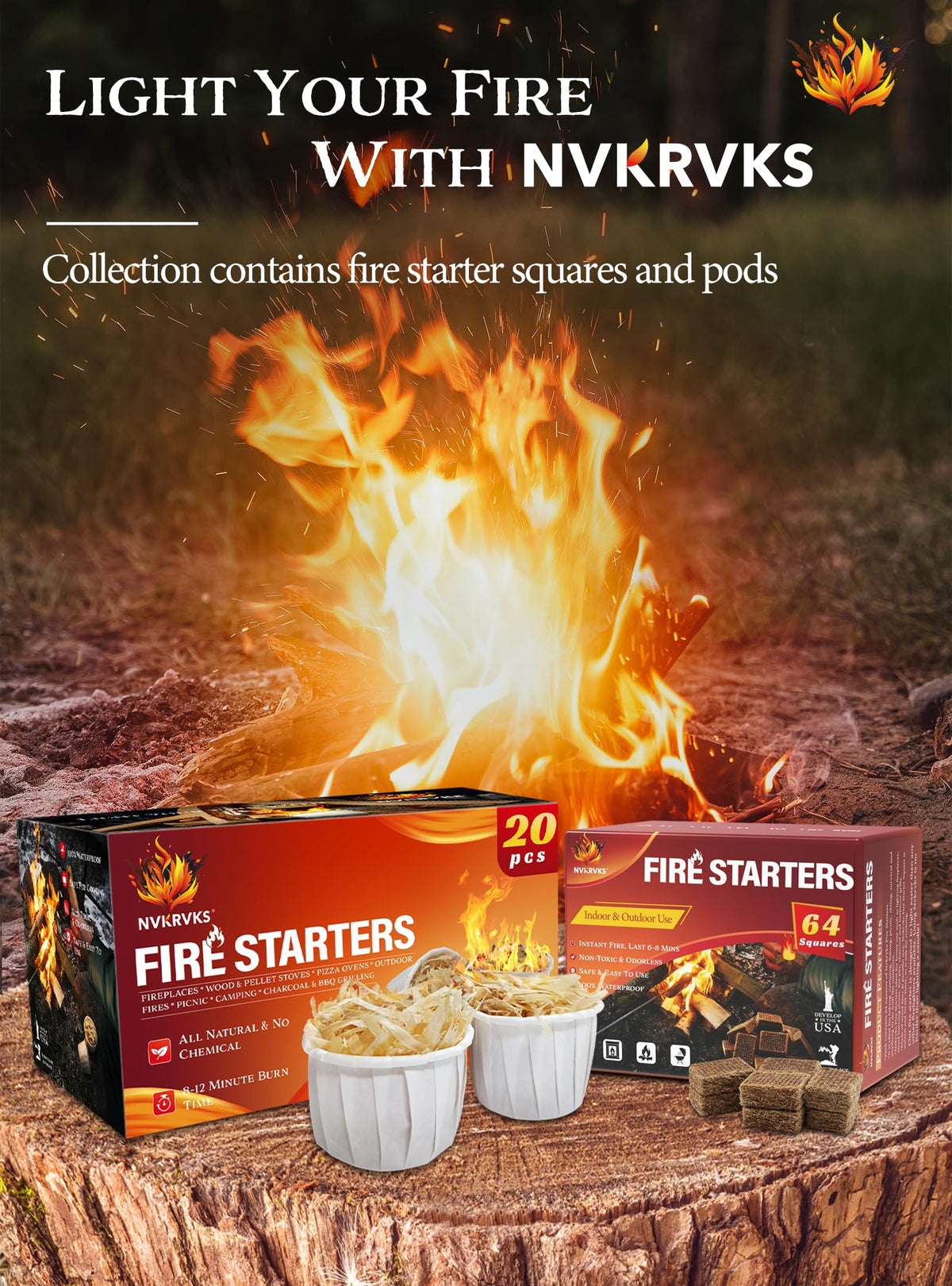 Nvkrvks bulk-pack note highlights convenient packaging upgrade.