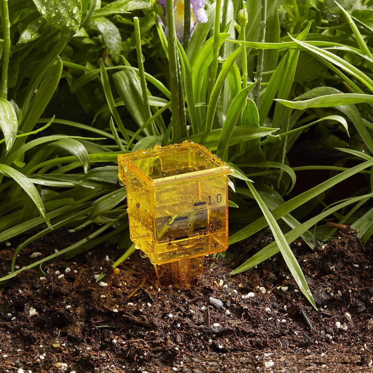 NYKKOLA 10-pack gauge set supports watering planning and conservation.