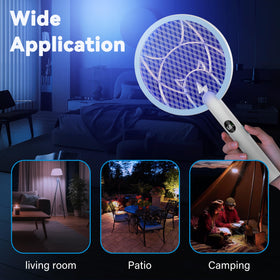 Nymrix lightweight, easy-clean bug zapper for home and outdoors.