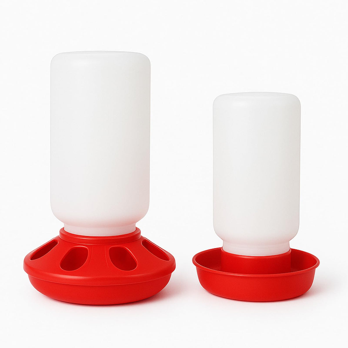 NZJWZS Baby Chick Feeder with 8 holes for multi-chick feeding.