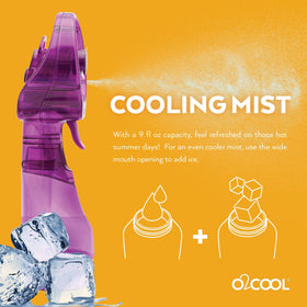 O2COOL Deluxe Misting Fan ideal for beach use and outdoor cooling.