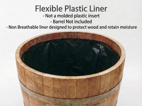 OAKENZ easy-install liner demonstrates simple placement without tools for quick setup.