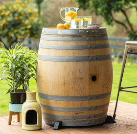 OAKENZ matches outdoor décor while protecting surfaces and improving drainage.