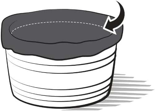OAKENZ wine barrel planter liner fits snugly for a clean, leak-free setup.