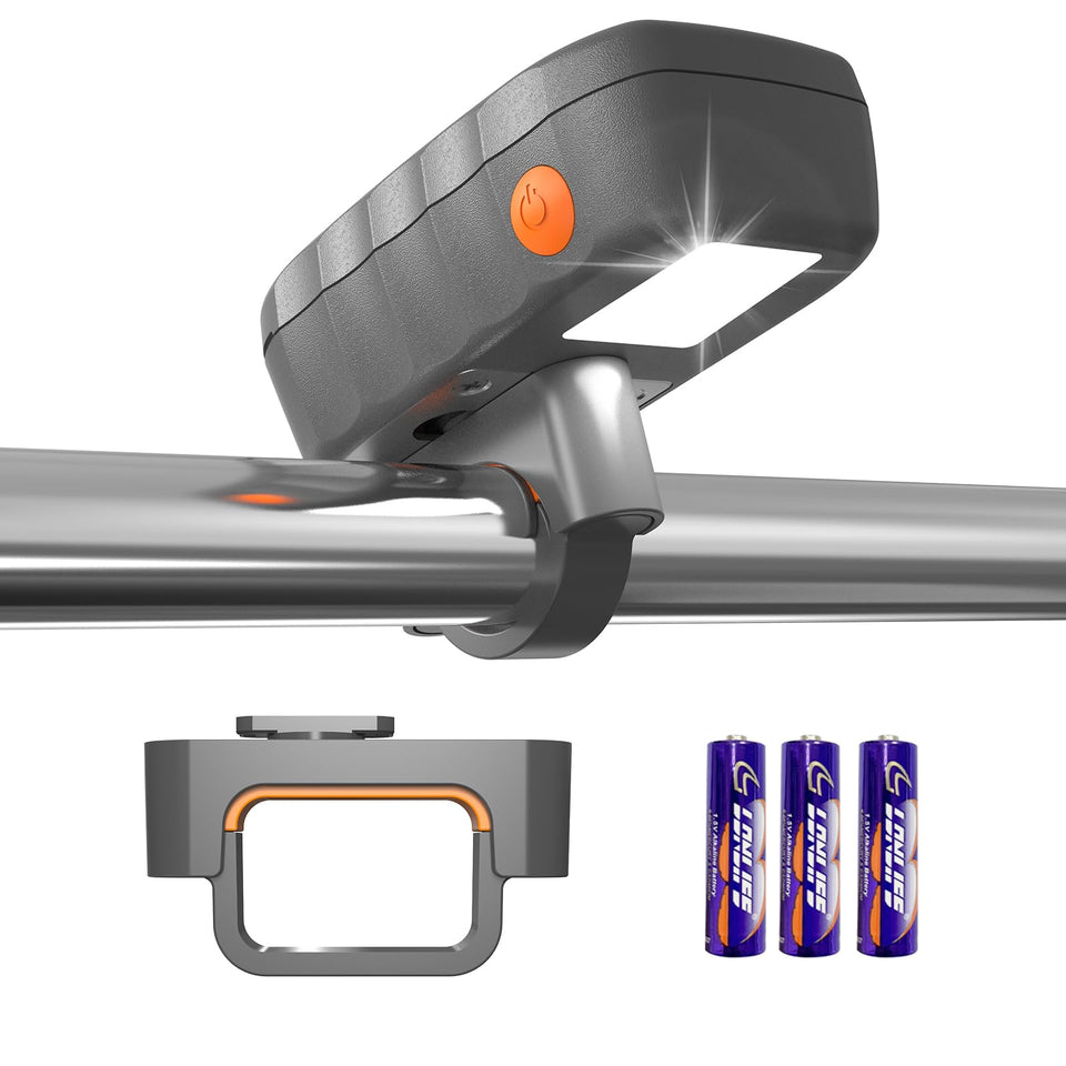 OATISLIFE grill light mounted on the handle improves cooking visibility.