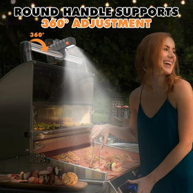 OATISLIFE waterproof and heat-resistant design withstands outdoor grilling.