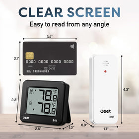 OBET three-sensor setup allows monitoring multiple rooms simultaneously