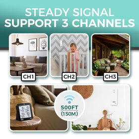OBET wireless outdoor sensor 2 captures stable data for patio conditions