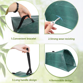 OBILAN extra-long handle design eases bending during leaf collection