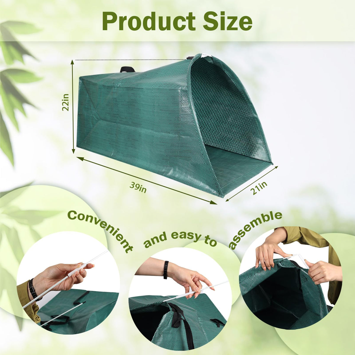 OBILAN water-repellent fabric resists moisture for outdoor gardening