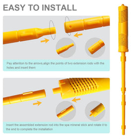 OBMAO hot tub sticks compatible with most filters for universal use