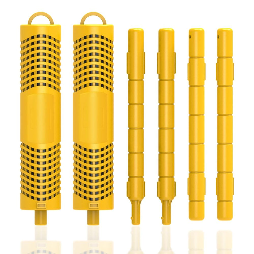 OBMAO Spa Mineral Sticks yellow 2pcs for clearer hot tub water and easier maintenance