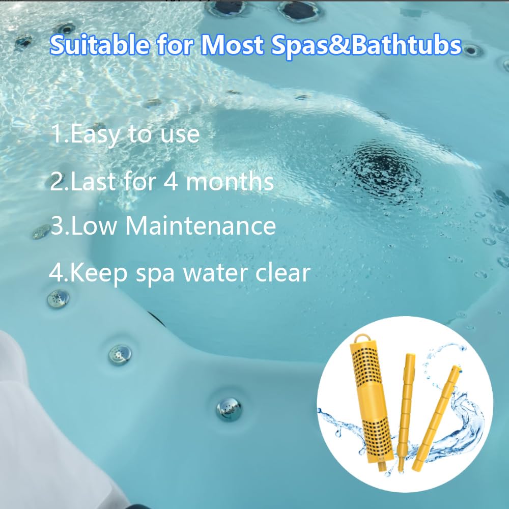 OBMAO water purification effect with mineral sticks for clearer spa water