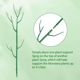 Obralitic green trellis stakes are durable and rust-free for long-lasting support.