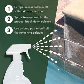 OCEANCARE Calcium Releaser removes calcium deposits from porcelain, ceramic and glass surfaces