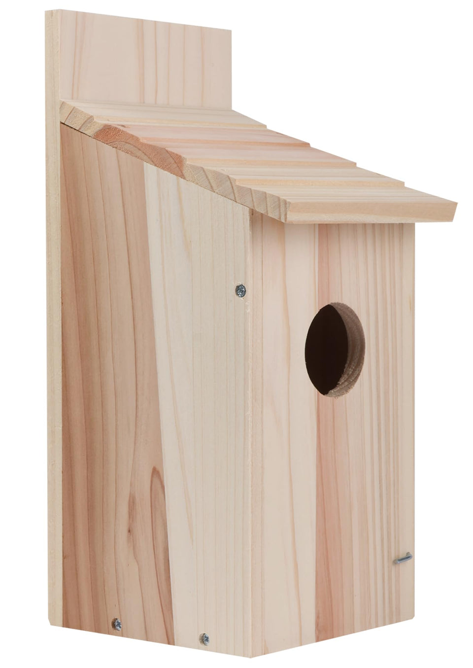 Oceek bird house outdoor cedar assembly for easy hanging.