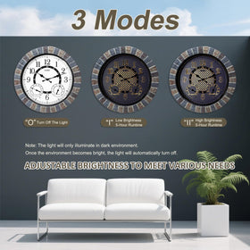OCEST outdoor clock porch garden decor doubles as a stylish timepiece