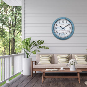 OCEST weather-ready frame resists sun and moisture for year-round placement.