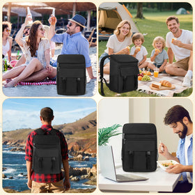 OCKLILY backpack cooler suited for work, beach days, hiking, and camping trips