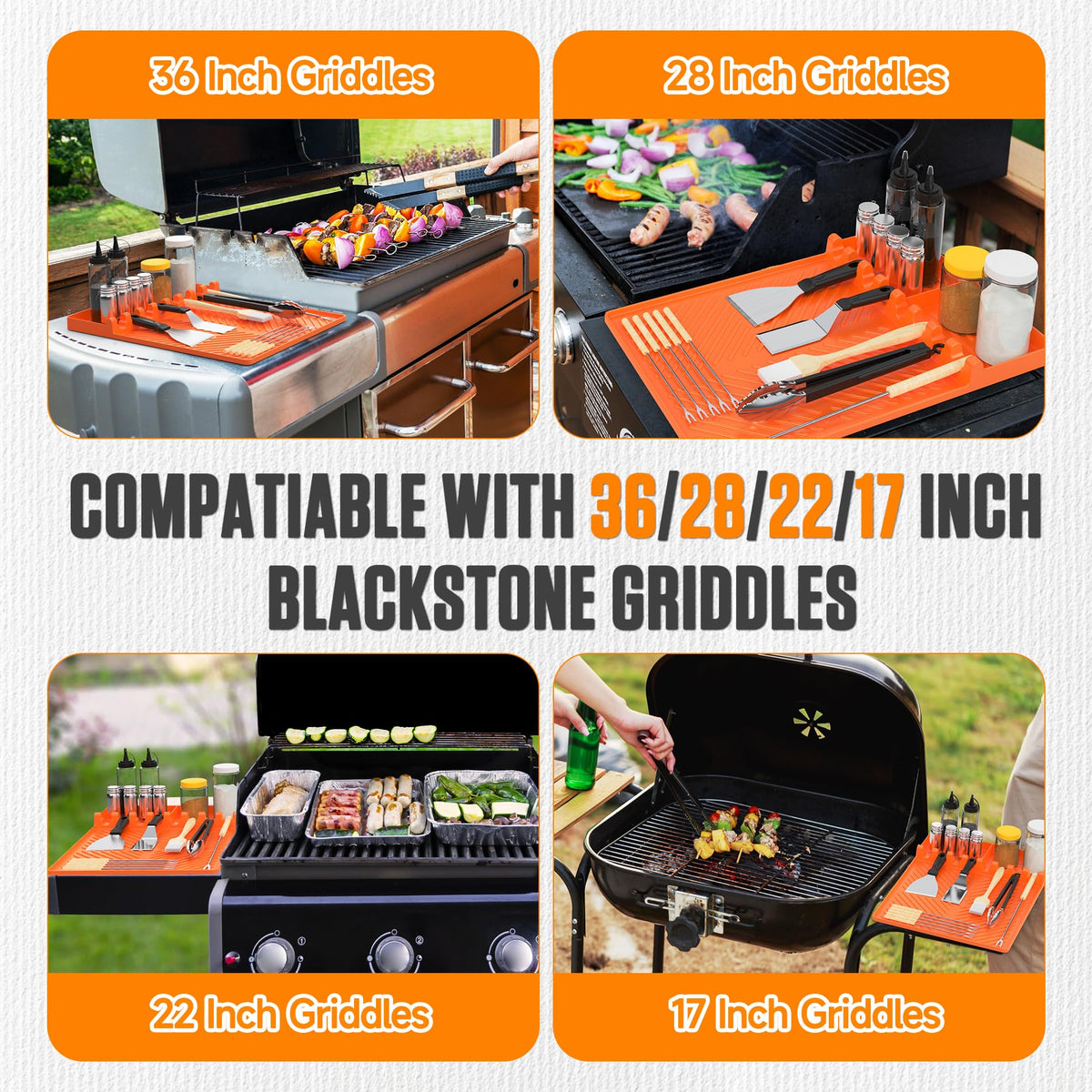 Octaplay 17-to-36-inch fit works with multiple Blackstone griddles