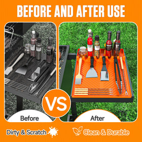 Octaplay grease cup liner traps drips to reduce kitchen mess