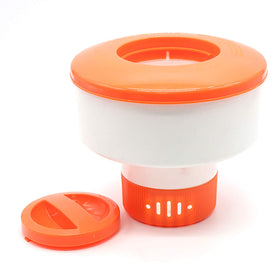 ODJSY pool chlorine floater with 7-inch dispenser for steady tablet release