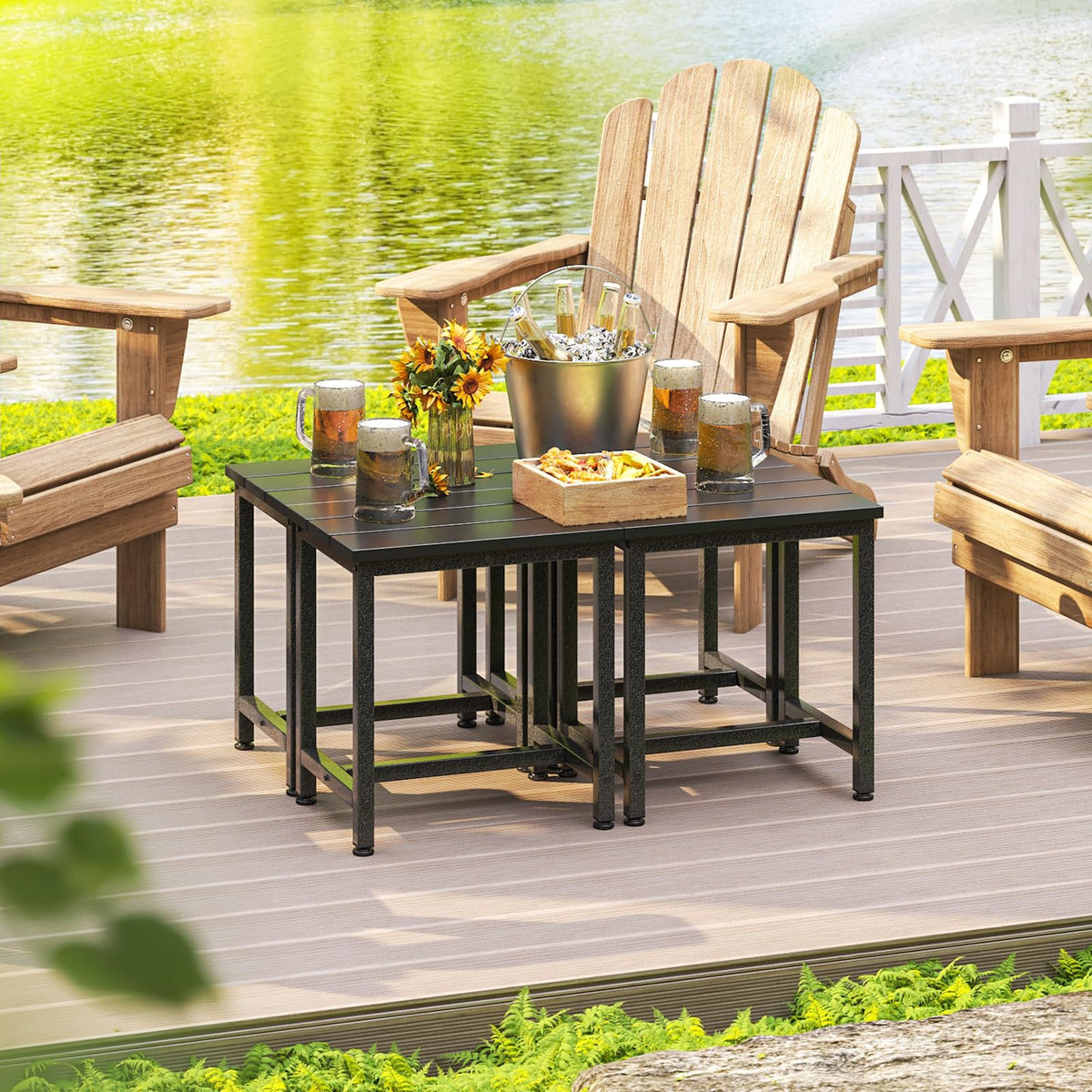 ODK compact design fits small balconies and patios.