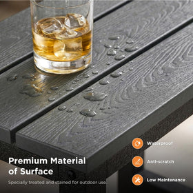 ODK poolside placement demonstrates convenient surface by the water.