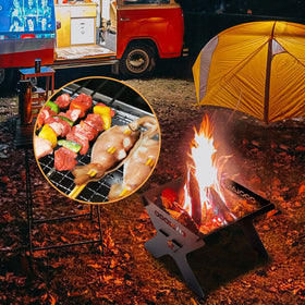 Odoland multifunction camp stove and grill for outdoor meals.