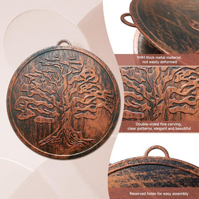 ODRODR vintage tree design adds visual interest as a standalone hanging ornament