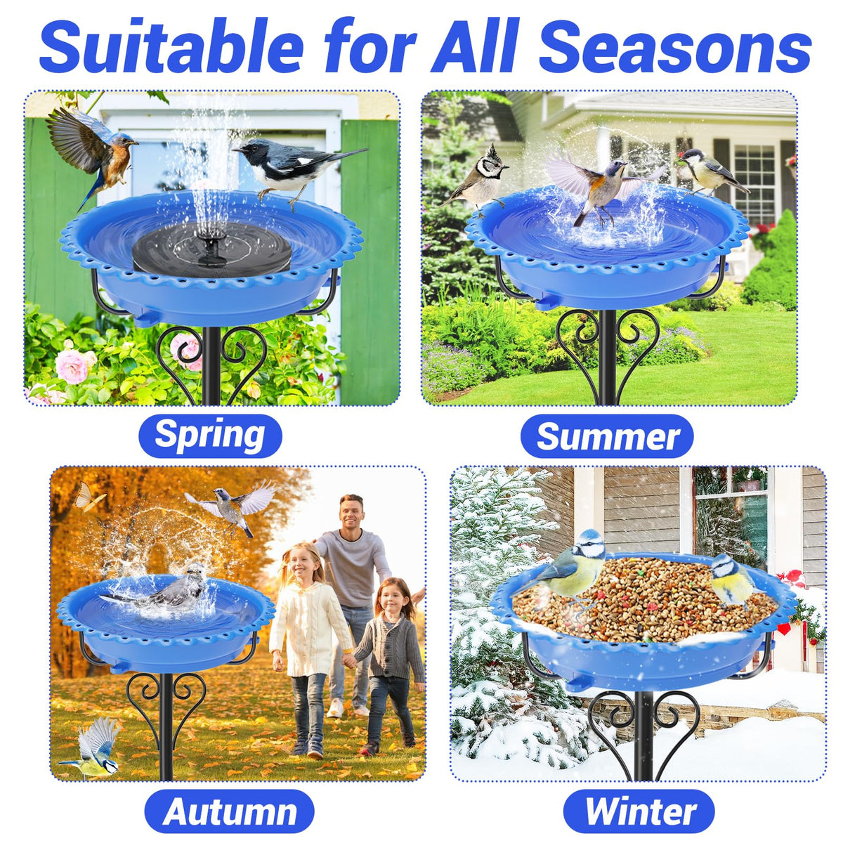 ODSNANIE Detachable bowl enables quick cleaning and refilling