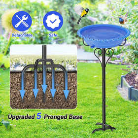 ODSNANIE Flower hole design helps birds grip edges securely