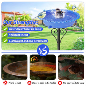 ODSNANIE Petal-edge rim reduces slipping and improves grip for birds