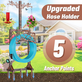 ODSNANIE front-yard hose storage highlights convenient placement and easy reach