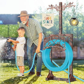 ODSNANIE garden hose holder 5 anchor points ensure stable, wobble-free storage