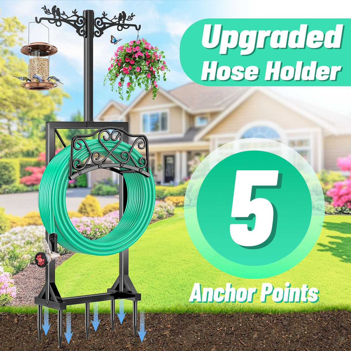ODSNANIE space-saving design fits neatly in tight outdoor spaces.