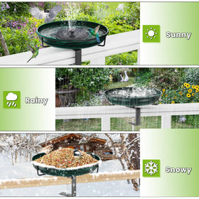 ODSNANIE removable bowl design simplifies cleaning and refilling for busy gardeners