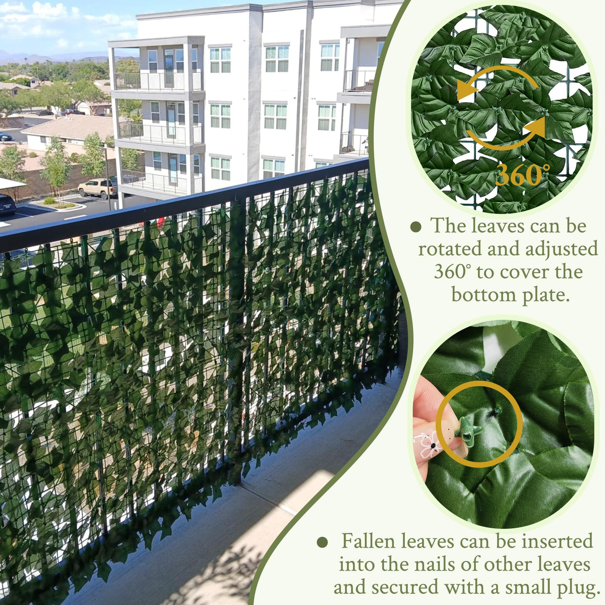 ODTORY ivy for indoor-outdoor use – versatile greenery with airflow.