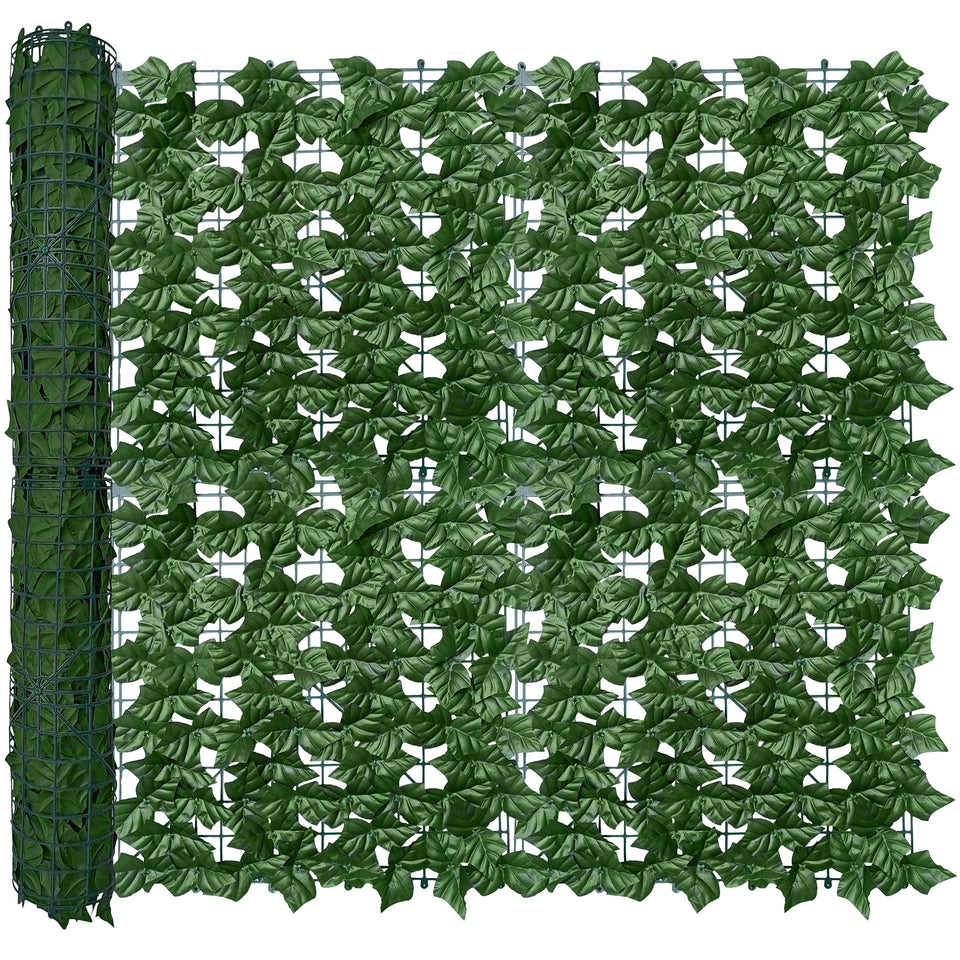 ODTORY artificial ivy wall panel provides privacy for patios and terraces