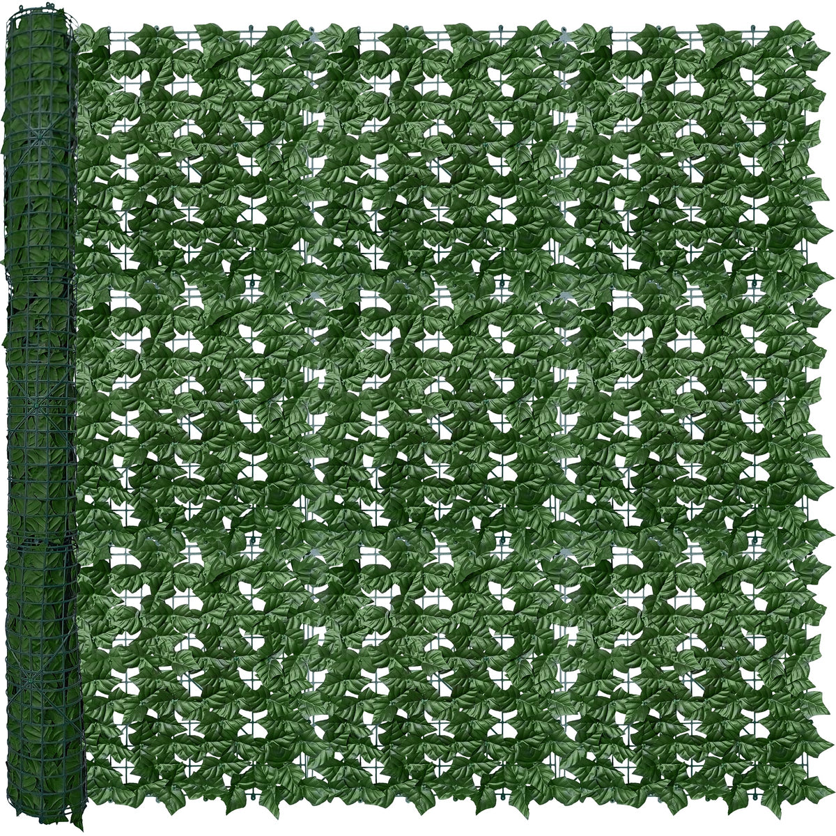 ODTORY artificial ivy close-up shows textured leaves for natural privacy