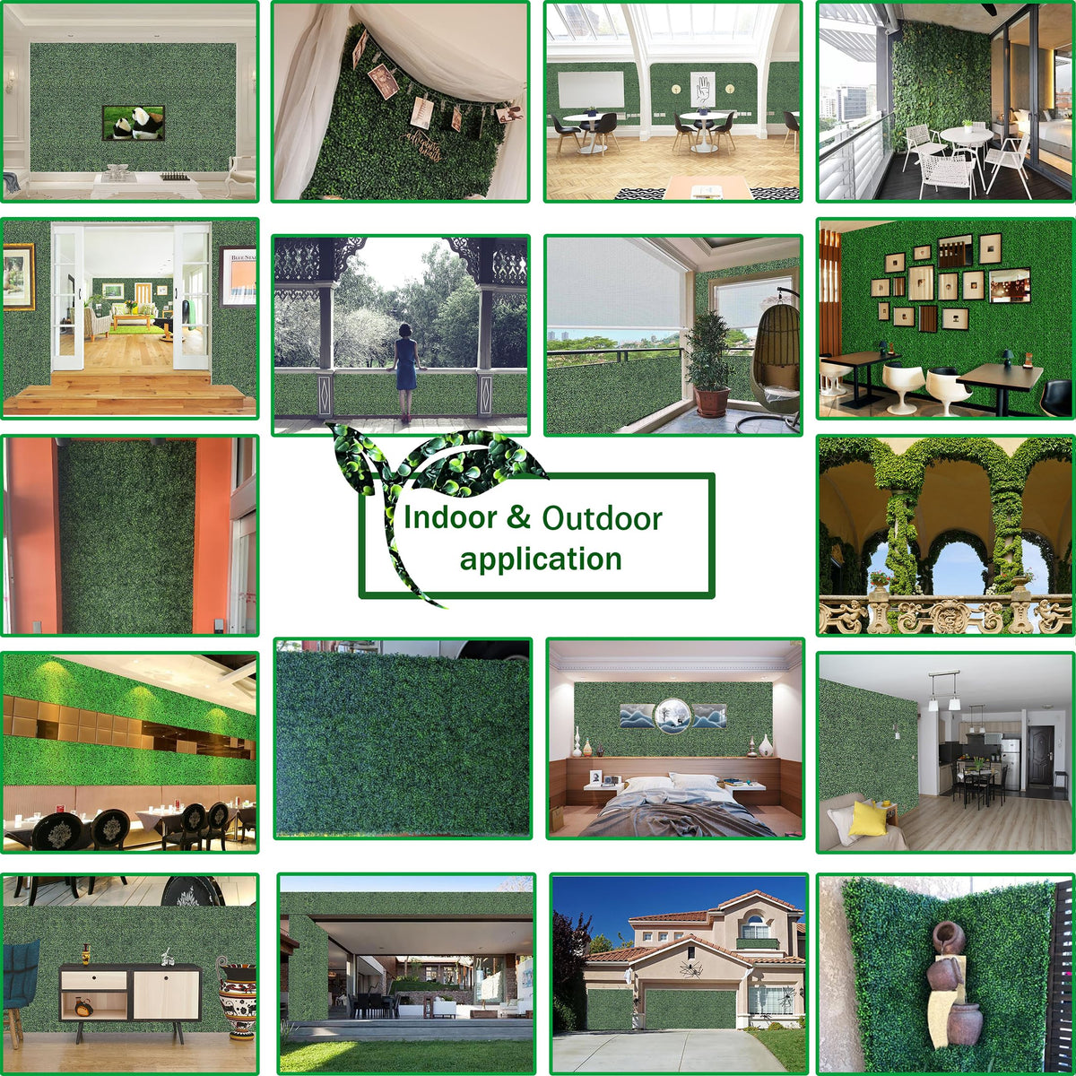 ODTORY versatile greenery for gardens and walkways, easy to install
