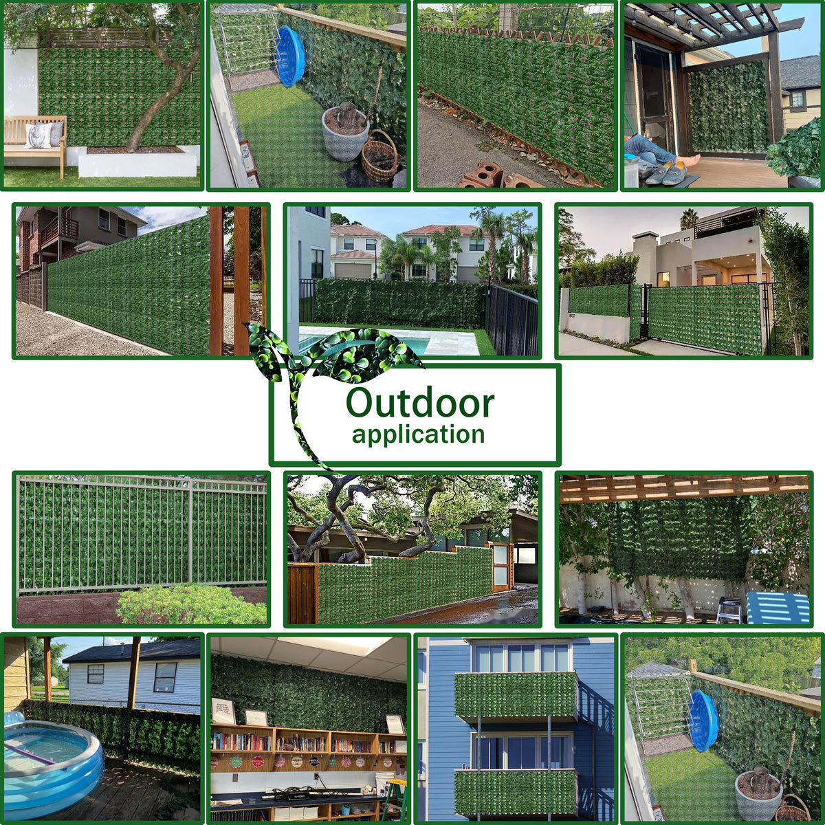 ODTORY indoor-outdoor ivy backdrop enhances ambiance and seclusion