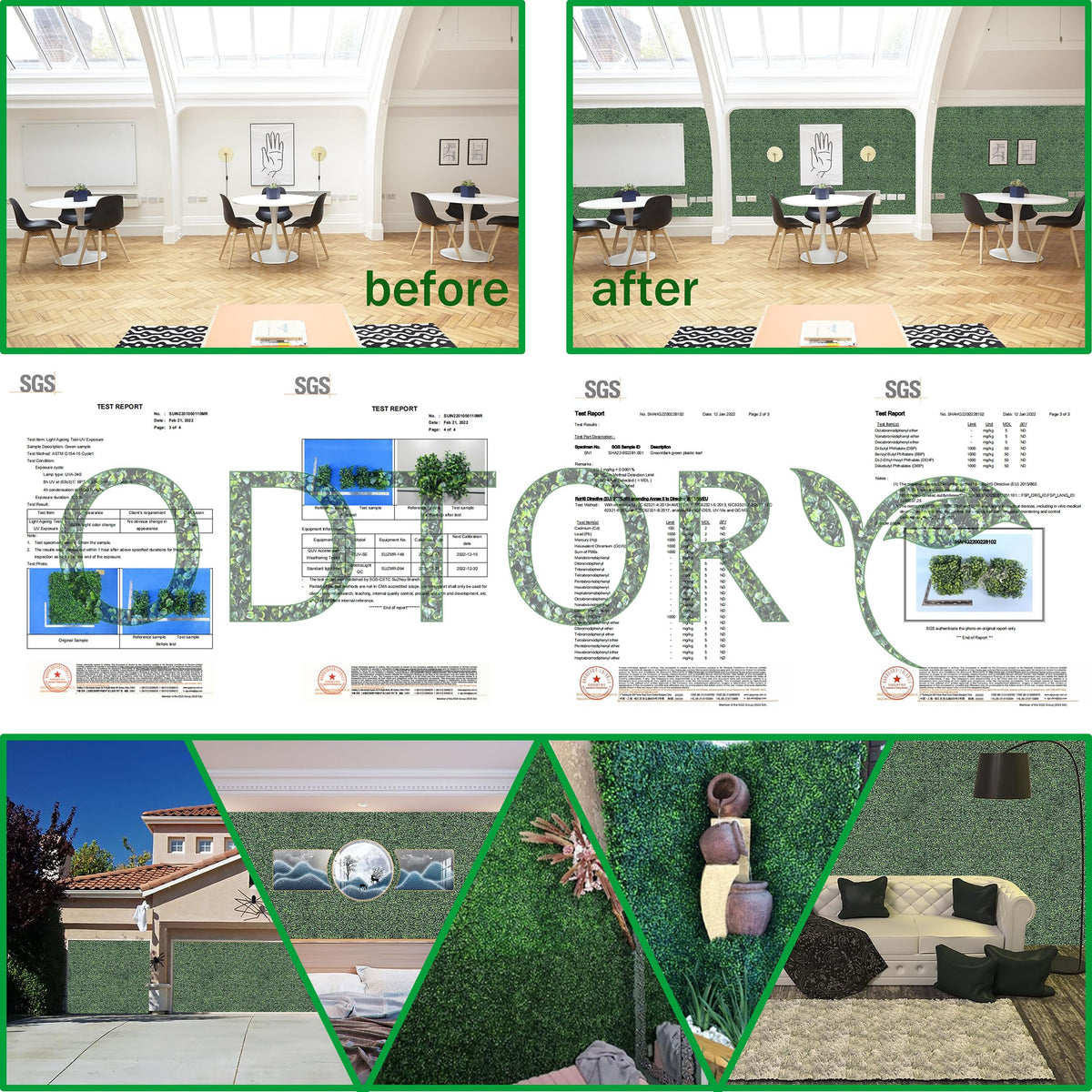 ODTORY sun-proof panels stay vibrant and low-maintenance