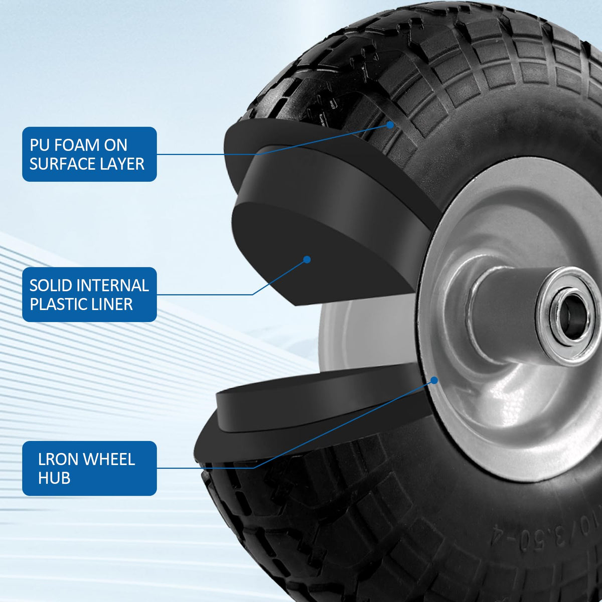 OEBYZWSL serrated anti-slip tread for better grip on varied surfaces.
