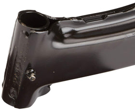 Front axle weld detail for Poulan/Husqvarna compatible part simplifying mower maintenance.